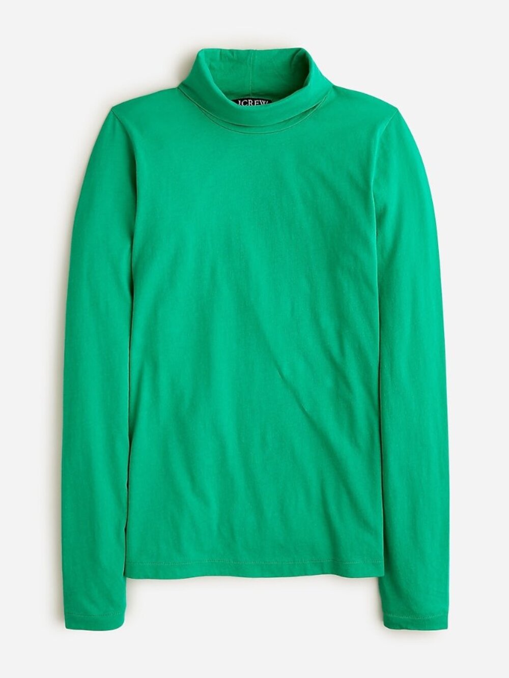 J.Crew NWT Tissue Turtleneck Emerald Green S